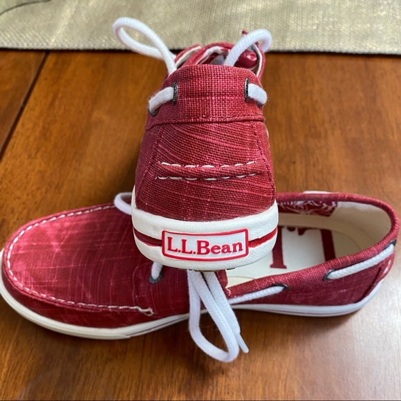 NWOT. L.L. Bean Sunwash Canvas Sneaker. 6 M - Picture 7 of 7